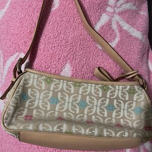Stylish Tan and Multicolor fossil Women's Bag